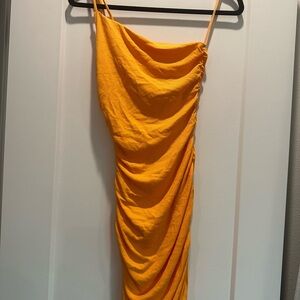 NWT Princess Polly Bold Yellow Mini Dress